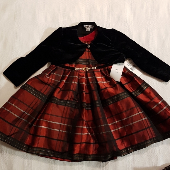 Pippa & Julie 12 month 3 piece holiday party dress, New - Picture 2 of 11